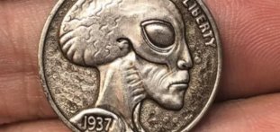Man Finds Alien Coin In Roll of Quarters